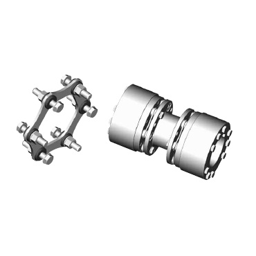 Drop-In Spacer Disc Coupling Hubs w/ Rough Stock Bore